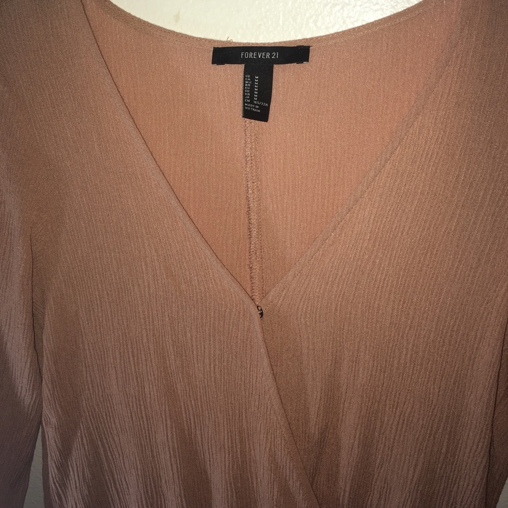 F21 Nude Pink Romper - Picture 2 of 5